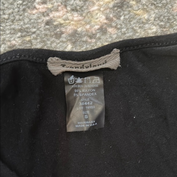 Black Floral Y2K Dress - Picture 3 of 3